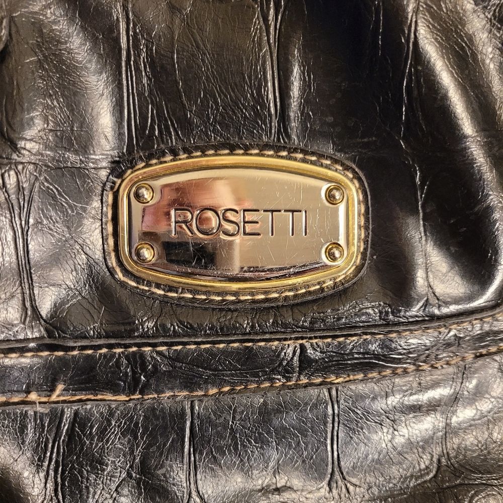 Black Rosetti Shoulder Bag